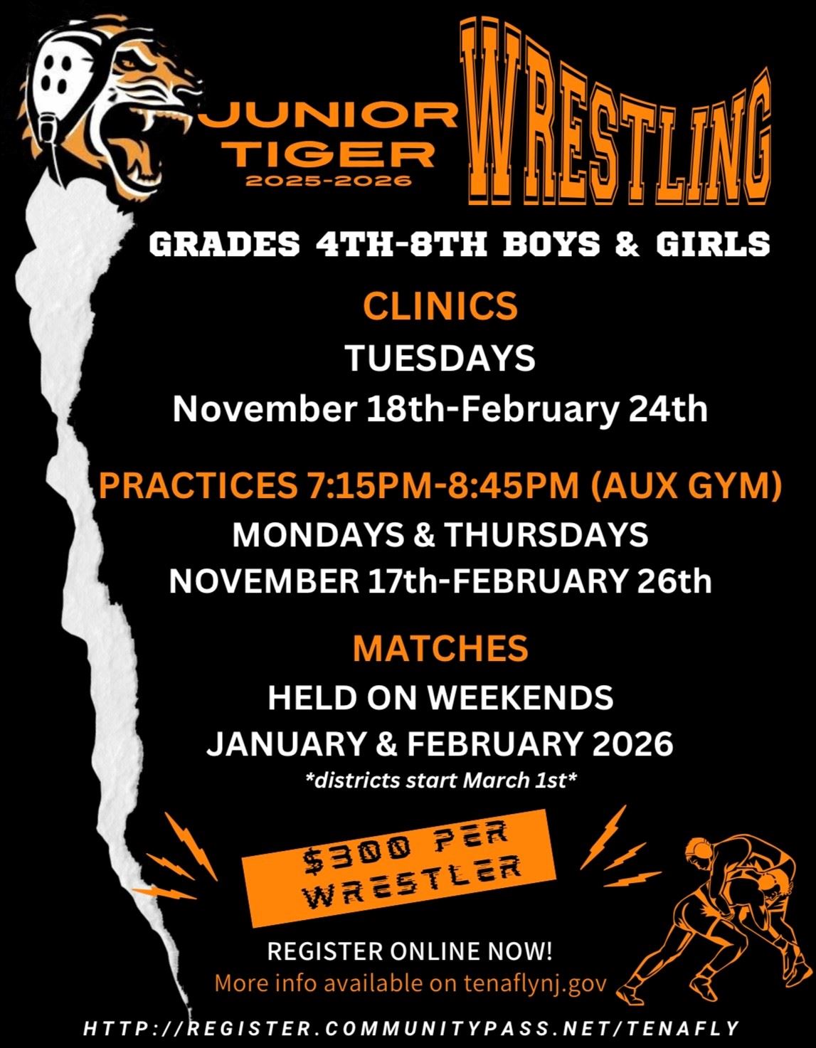 Wrestling 4th-8th 2025-2026